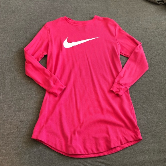 Nike Dresses & Skirts - Nike Ribbed Swoosh Dress Sz Medium